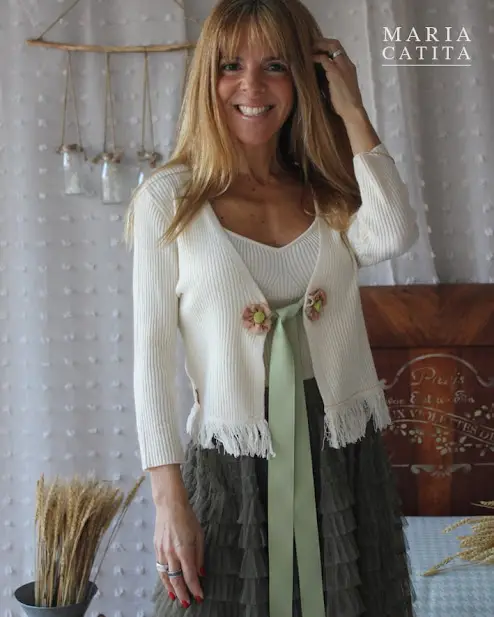 Casaco aplicação Maria Catita