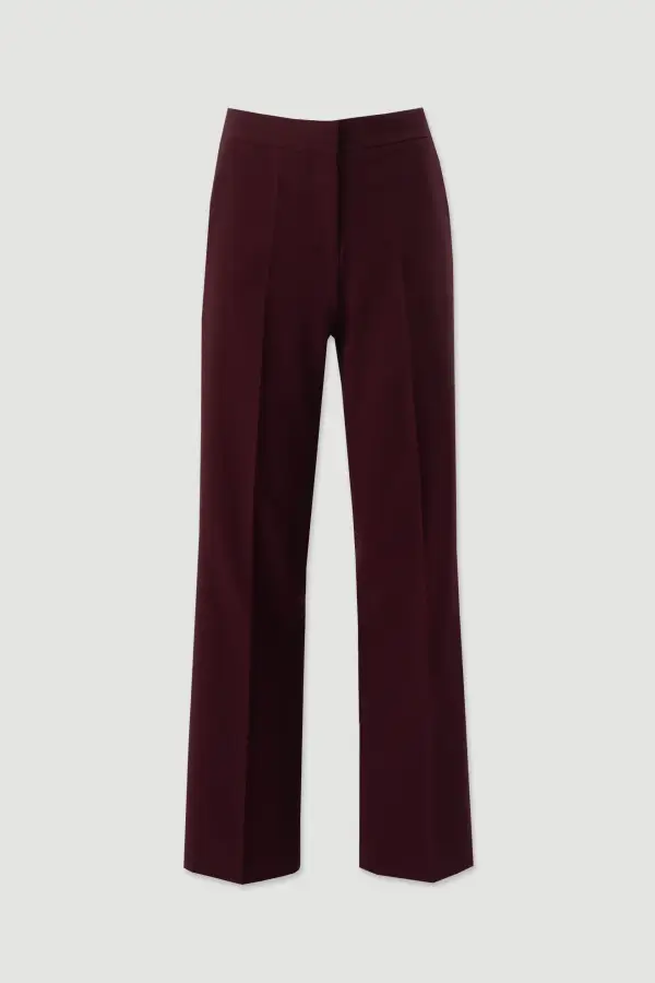 Calça Ferrache straight com cinto elástico personalizado