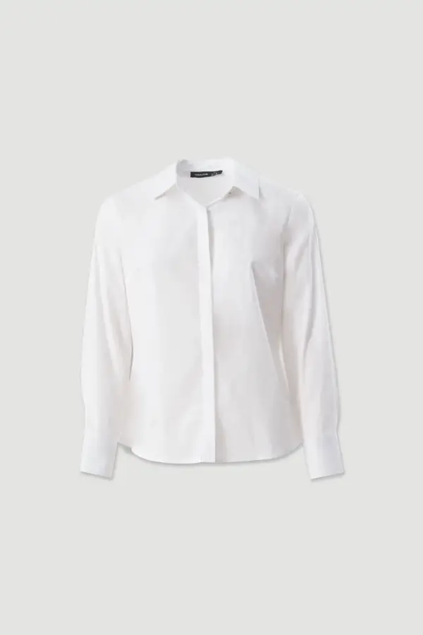 Camisa Ferrache cintada de manga comprida