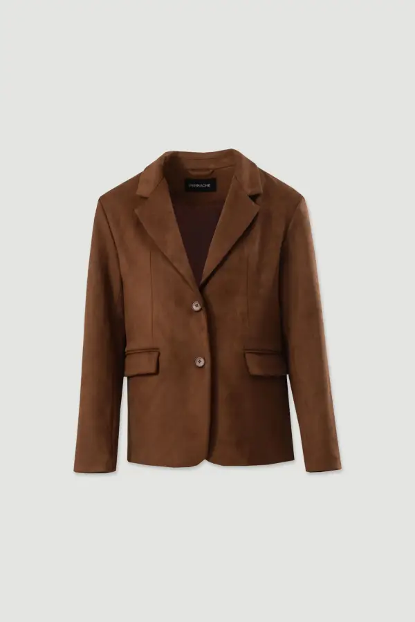 Blazer Ferrache efeito camurça clássico