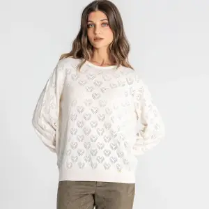Camisola Ruga corações perfurados