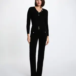 pull col v fantaisie noir femme vue5 32536311066250979