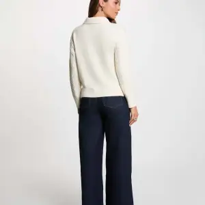 pull torsade col a revers ivoire femme vue2 32536311073800978