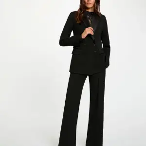 veste satin col tailleur noir femme vue5 32536311073140979